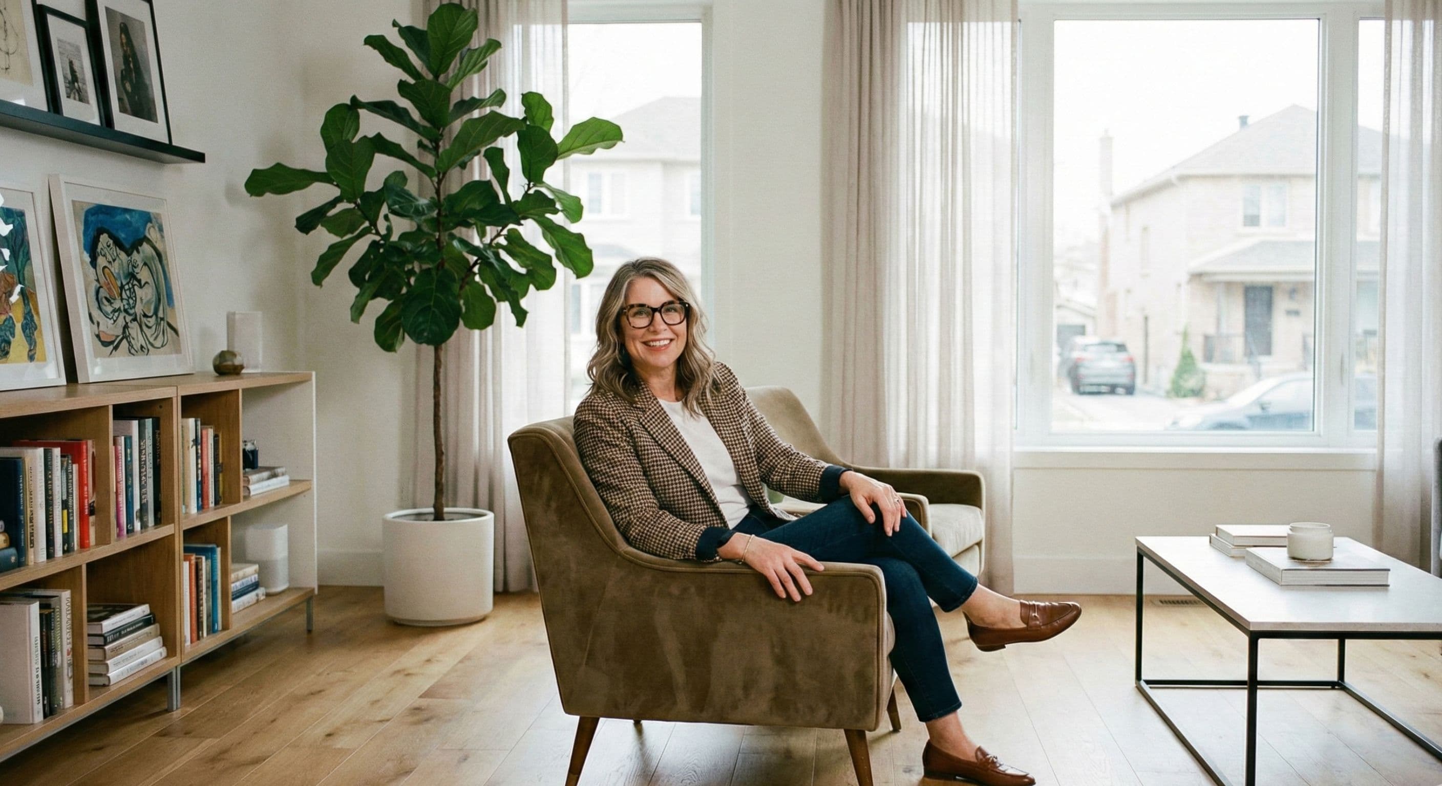 real estate professional showcasing neighborhood amenities and local community features